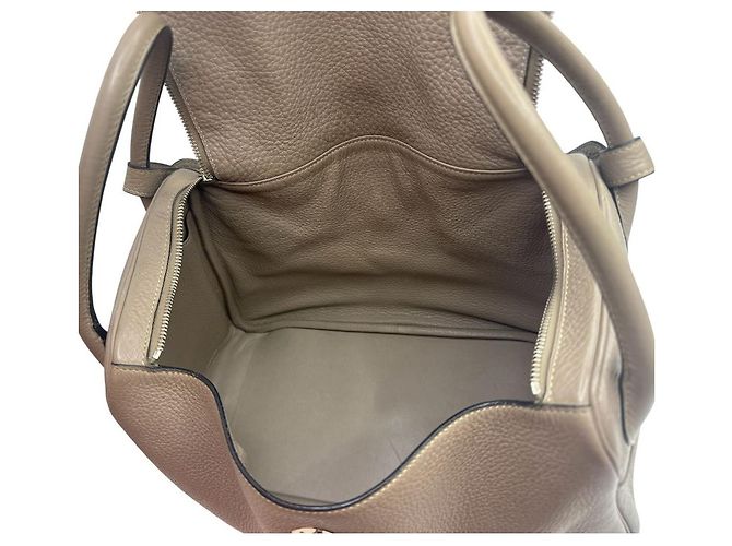 Hermès Borsa a Spalla Lindy Clémence Marrone - vista 7