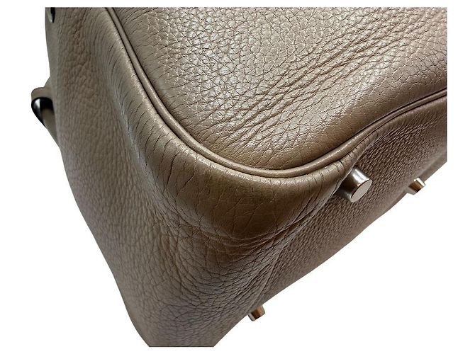 Hermès Borsa a Spalla Lindy Clémence Marrone - vista 8