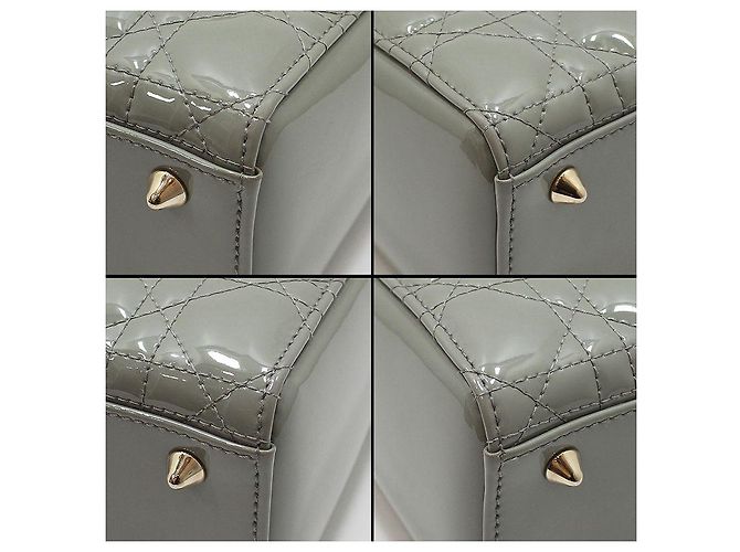 Piccola borsa a tracolla Lady Dior Marrone - vista 12