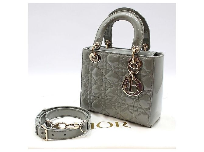 Piccola borsa a tracolla Lady Dior Marrone - vista 2