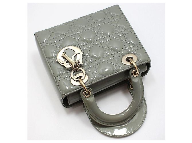 Piccola borsa a tracolla Lady Dior Marrone - vista 3