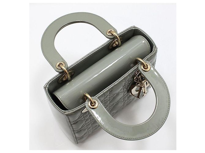Piccola borsa a tracolla Lady Dior Marrone - vista 6