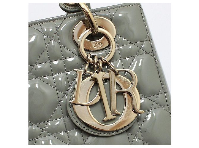 Piccola borsa a tracolla Lady Dior Marrone - vista 9