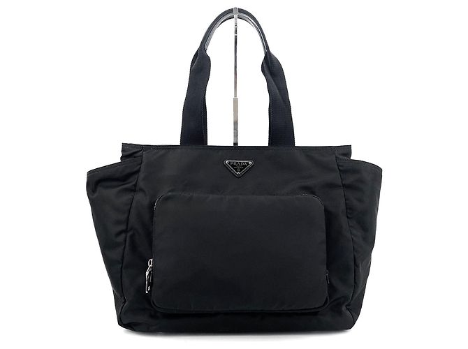 Prada Borsa per neonati in Re-Nylon Nero - vista 10