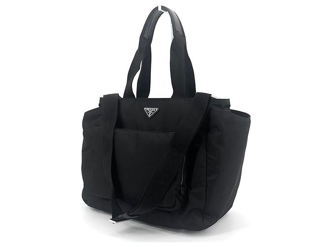 Prada Borsa per neonati in Re-Nylon Nero - vista 11