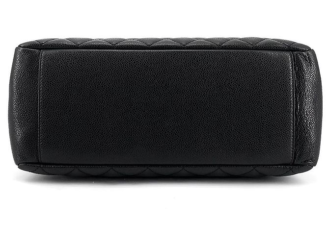 Chanel Borsa a Spalla Caviar Grand Shopping Nero - vista 13
