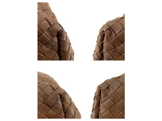 Bottega Veneta Borsa Tote Intrecciato Roma Marrone - vista 13