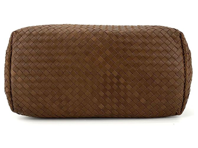 Bottega Veneta Borsa Tote Intrecciato Roma Marrone - vista 5