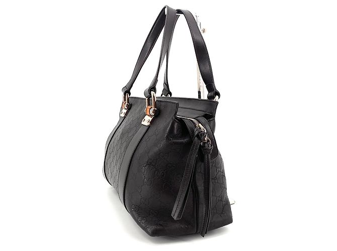 Bamboo Gucci Borsa tote a tracolla in bambù Shima Marrone - vista 11
