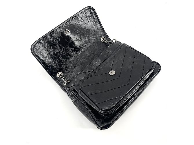 Saint Laurent Borsa Niki Bag Baby Shoulder Bag Nero - vista 7