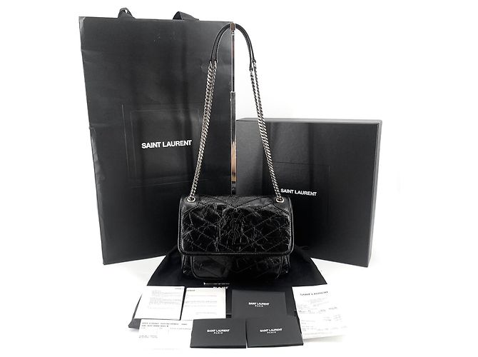 Saint Laurent Borsa Niki Bag Baby Shoulder Bag Nero - vista 9