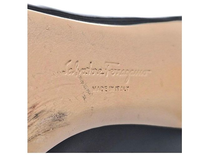 Salvatore Ferragamo Décolleté in vernice Nero - vista 7