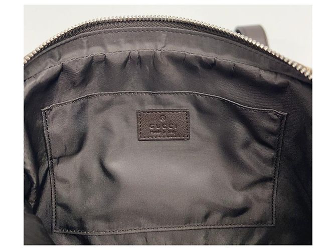 Gucci Mini borsa a tracolla in tela GG Marrone - vista 19