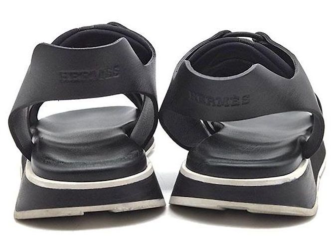 Hermès Player Sandals Black - view 5