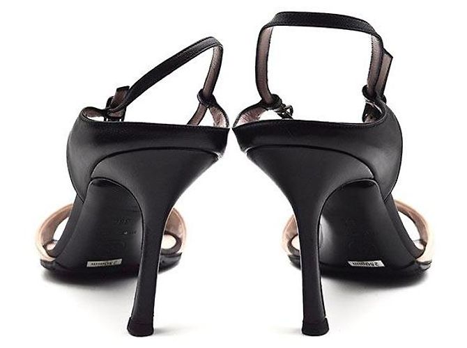 Chanel Gesteppte Sandalen mit Kette - Ansicht 5