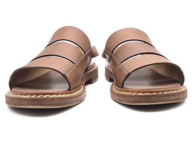 Hermès Sandali con più cinturini Marrone - vista 2