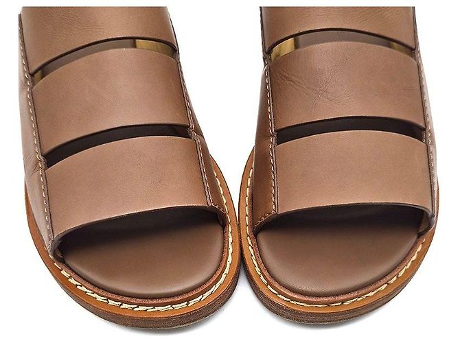 Hermès Sandali con più cinturini Marrone - vista 4