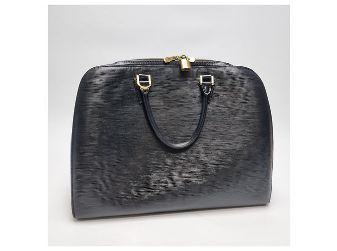 Louis Vuitton Portadocumenti Épi Sorbonne Nero Unisex (Top Grade, Valigetta, Modello Raro) - vista 10
