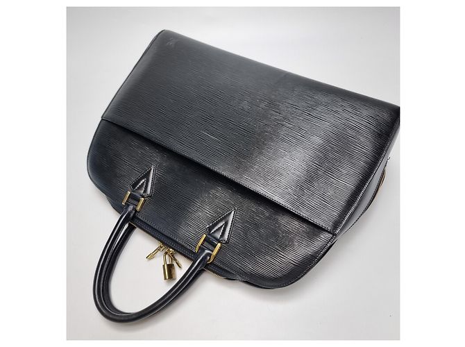 Louis Vuitton Portadocumenti Épi Sorbonne Nero Unisex (Top Grade, Valigetta, Modello Raro) - vista 11