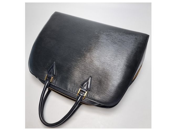 Louis Vuitton Portadocumenti Épi Sorbonne Nero Unisex (Top Grade, Valigetta, Modello Raro) - vista 12