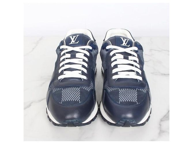 Louis Vuitton Sneakers Damier Runaway Navy Blu - vista 5
