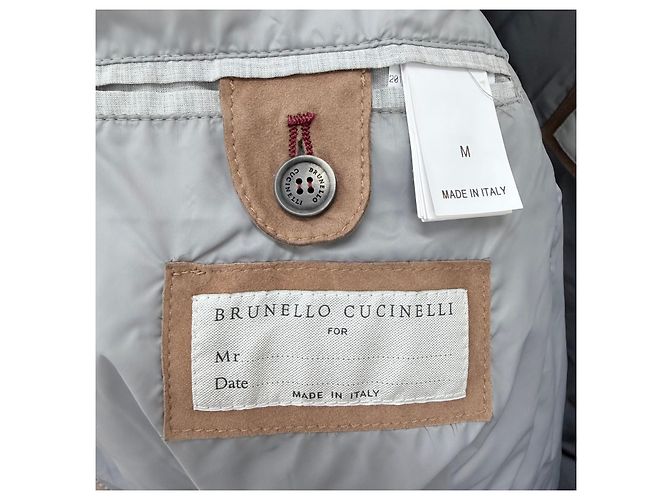 Brunello Cucinelli Leichte Wildlederjacke Braun - Ansicht 7