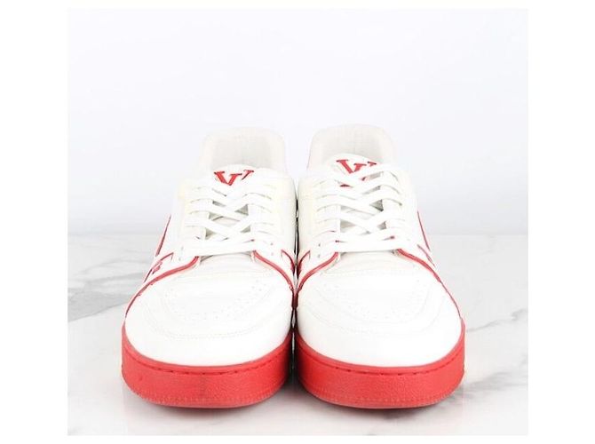 Louis Vuitton Sneakers Trainer Rosse Rosso - vista 3