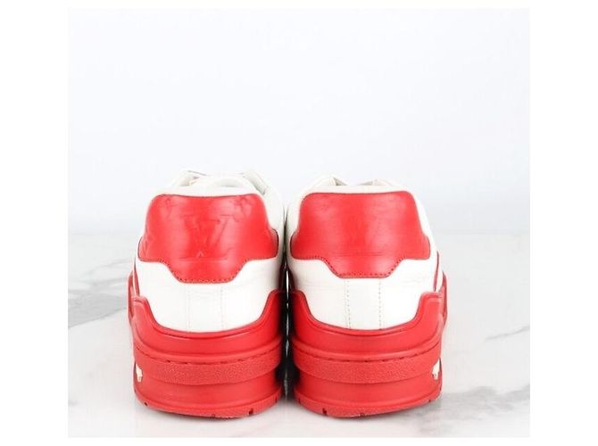 Louis Vuitton Sneakers Trainer Rosse Rosso - vista 4