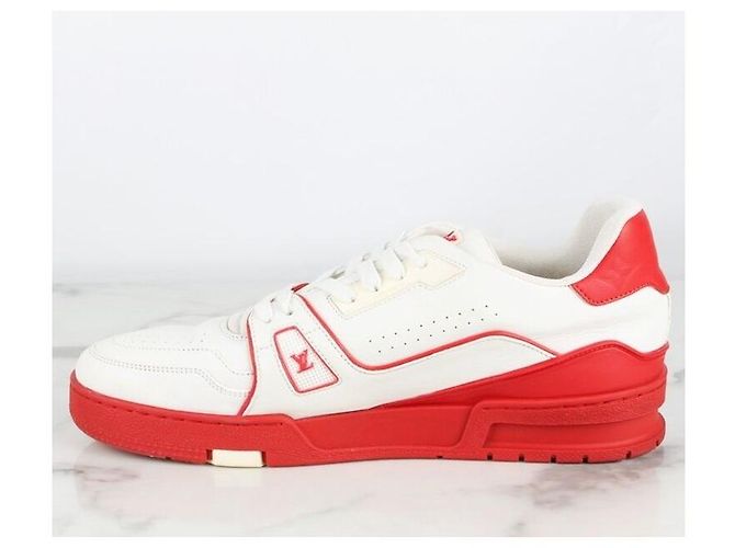 Louis Vuitton Sneakers Trainer Rosse Rosso - vista 6