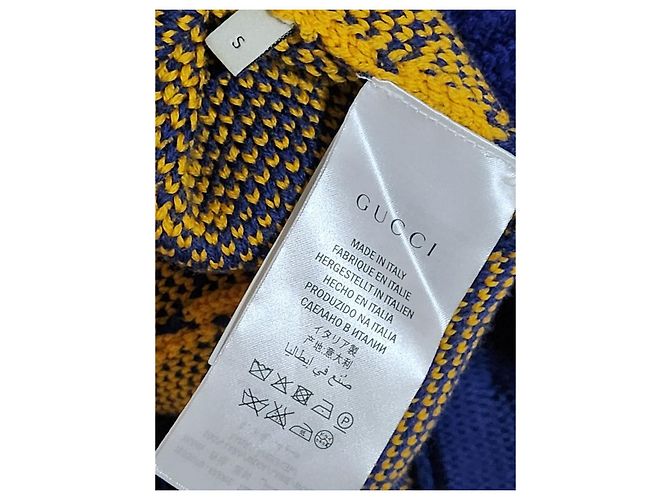 Gucci Blauer Teddy Bear Cardigan für Herren - Ansicht 6