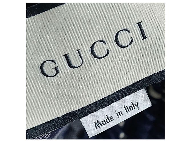 Gucci Navy GG Monogram Hose (Jogger/Hose) Blau - Ansicht 6