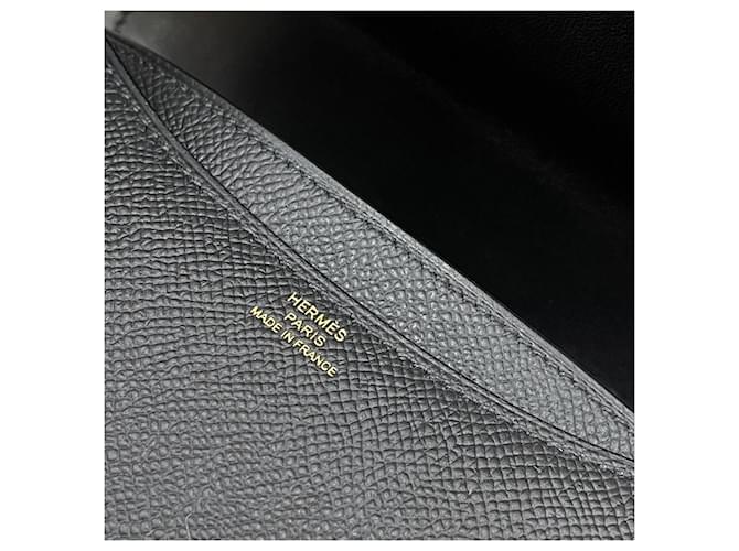 Hermès Constances Mini Epsom Nero con Stampatura Oro - vista 10