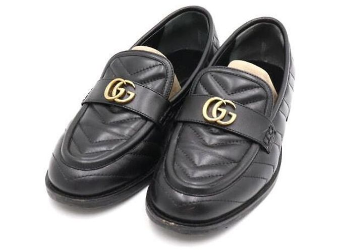 Gucci Mocassini da donna Black GG Marmont Matelassé - vista 3