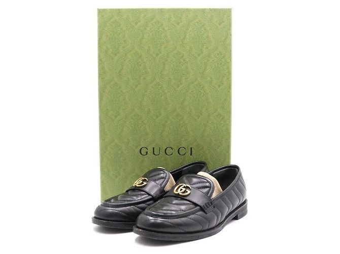 Gucci Mocassini da donna Black GG Marmont Matelassé - vista 7