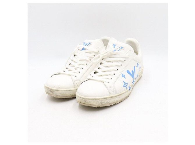 Louis Vuitton Sneakers Monogram Luxembourg Samotrace da uomo Bianco - vista 3