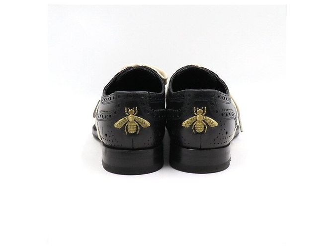 Gucci Scarpe brogue Queer Core da uomo in pelle nera Nero - vista 6