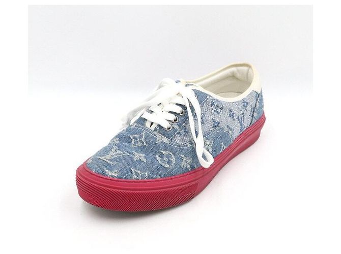 Louis Vuitton Monogram Denim Trocadero Herren-Sneaker Mehrfarben - Ansicht 2
