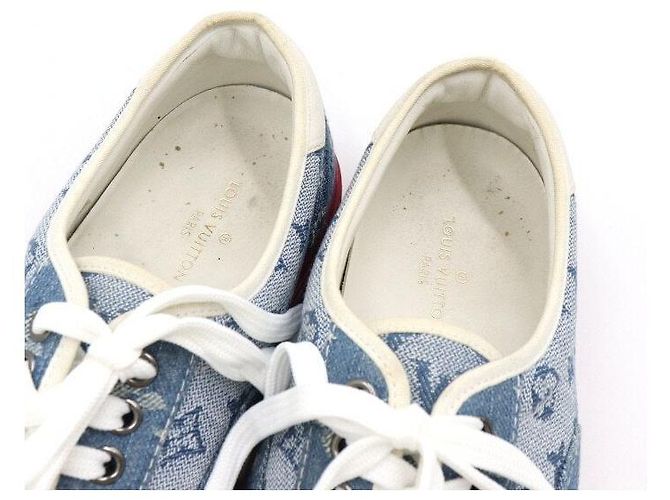Louis Vuitton Monogram Denim Trocadero Herren-Sneaker Mehrfarben - Ansicht 5