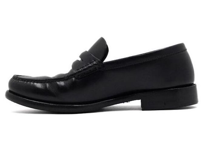 Louis Vuitton Mocassini in pelle nera da uomo Nero - vista 4