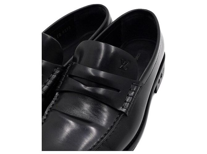 Louis Vuitton Mocassini in pelle nera da uomo Nero - vista 6