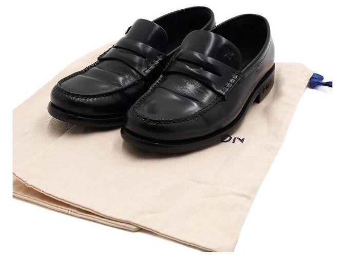 Louis Vuitton Mocassini in pelle nera da uomo Nero - vista 8