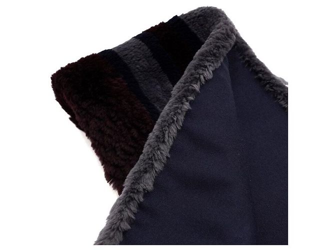Fendi Mehrfarbiger Unisex-Schal aus Biberfell - Ansicht 4