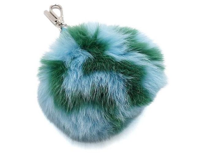 Fendi Portachiavi e charm per borsa in pelliccia di volpe - vista 4