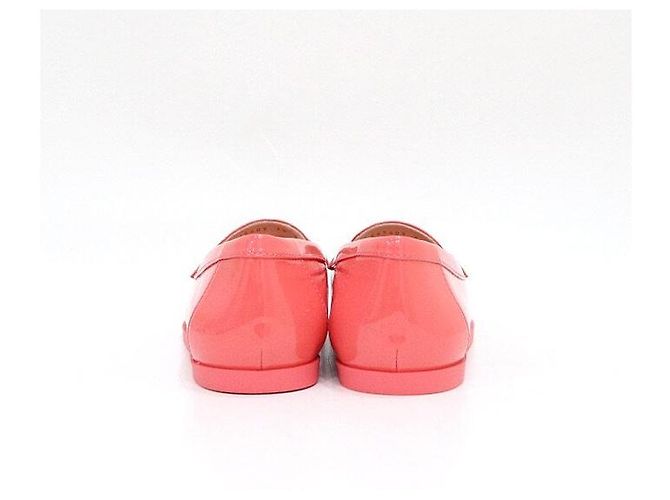Chanel Mocassini CC in vernice rosa da donna - vista 5