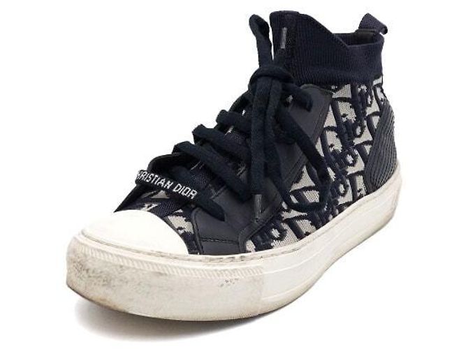 Baskets plateforme Walk'n'Dior Oblique Deep Blue pour femme - vue 2