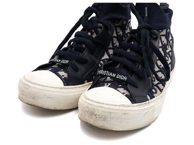 Baskets plateforme Walk'n'Dior Oblique Deep Blue pour femme - vue 5