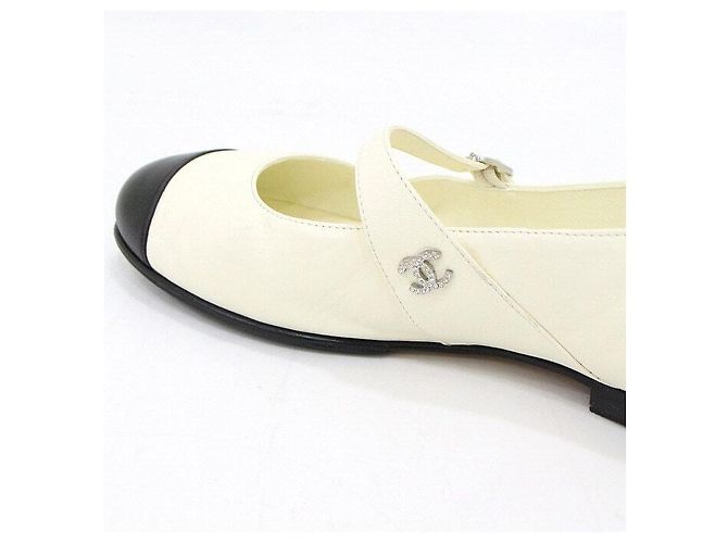 Chanel Crystal CC Logo Mary Jane Ballerina Flat Shoes Multiple colors - view 8