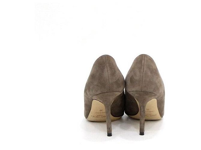 Jimmy Choo Décolleté in scamosciato marrone da donna - vista 5