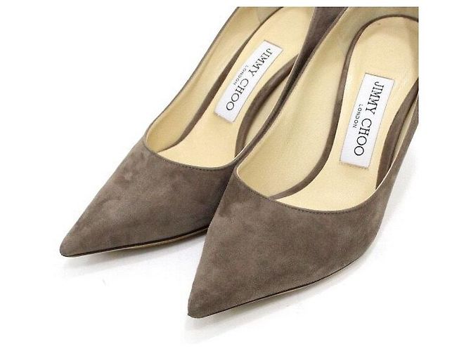 Jimmy Choo Décolleté in scamosciato marrone da donna - vista 6
