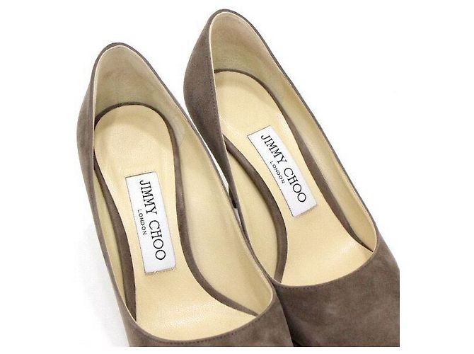 Jimmy Choo Décolleté in scamosciato marrone da donna - vista 7